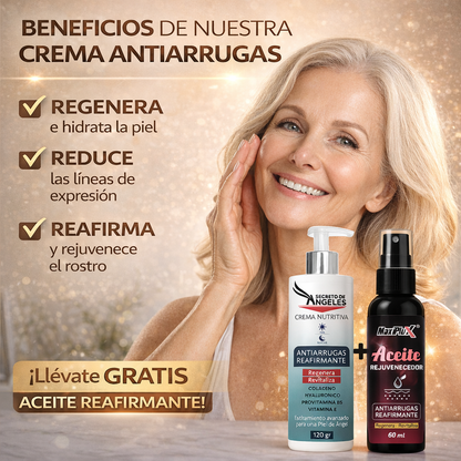 CREMA ANTIARRUGAS + ACEITE REAFIRMANTE