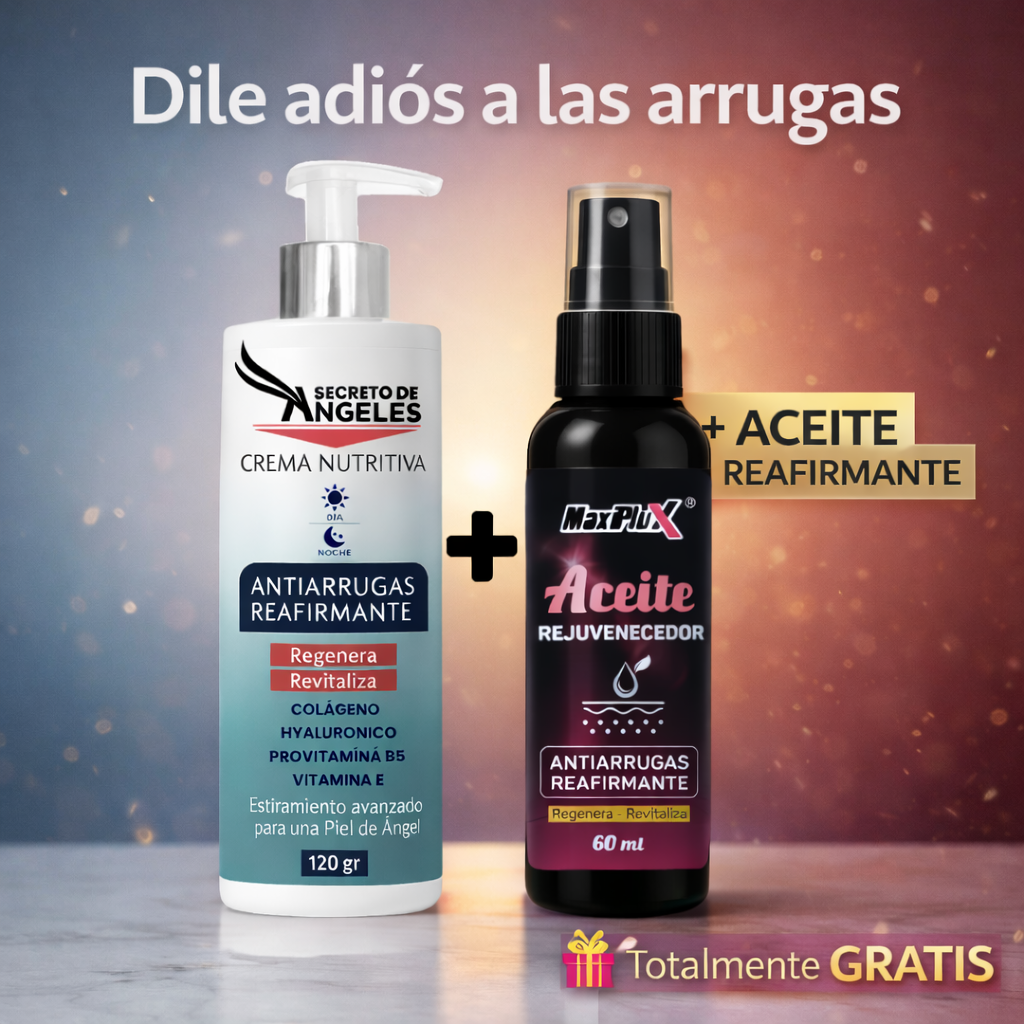CREMA ANTIARRUGAS + ACEITE REAFIRMANTE